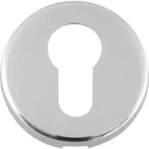 Eclipse Stainless Steel Euro Escutcheon Polished 52 x 8mm (2 Pack) in Silver