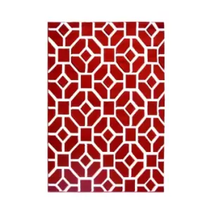 Daytona Gorton Rug - Red - 160x230cm