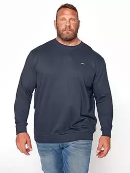 BadRhino Essential Sweatshirt - Navy, Size 5-6Xl, Men