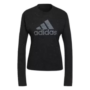 adidas Future Icons Winners 3 Long-Sleeve Top Womens - Black