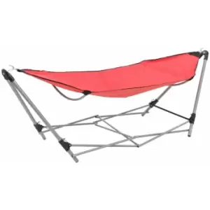 Vidaxl - Hammock with Foldable Stand Red Red