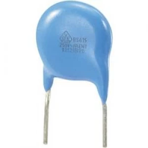 Ceramic disc capacitor Radial lead 1000 pF 250 V AC