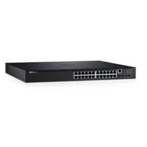 DELL N1524P Managed L3 Gigabit Ethernet (10/100/1000) Black 1U Power over Ethernet (PoE)