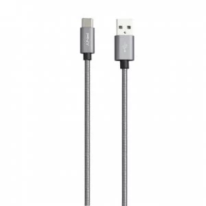 PNY C-UA-TC-CFL20-03 USB cable 1m 2.0 USB A USB C Grey