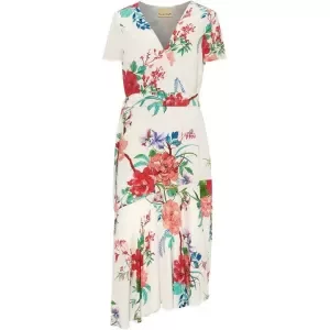 Phase Eight Evadine Floral Dress - 8 - off white