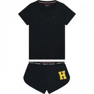 Tommy Bodywear Varsity Short Pyjama Set - Desert Sky