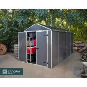 Palram - Canopia |Rubicon 6 x 12 feet Ultra Durable Garden Shed