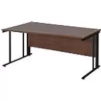 Dams International Wave Desk MCM16WLKW 1,600 x 725 x 800 - 990 mm