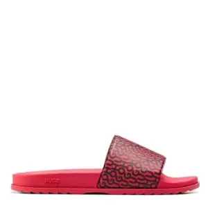 Hugo AOP Matching Pool Slides - Red