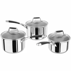 Stellar Induction 3 Piece Saucepan Set