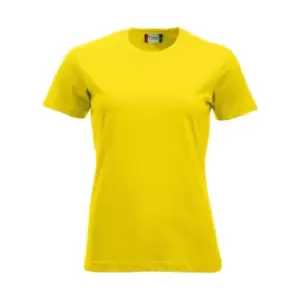 Clique Womens/Ladies New Classic T-Shirt (L) (Lemon)