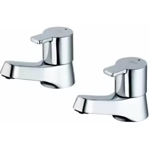 Ideal Standard Calista Basin Pillar Taps Pair - Chrome