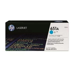 HP 651A Cyan Laser Toner Ink Cartridge