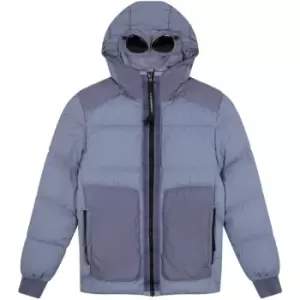 CP COMPANY BoyS Mixed Goggle Jacket - Blue