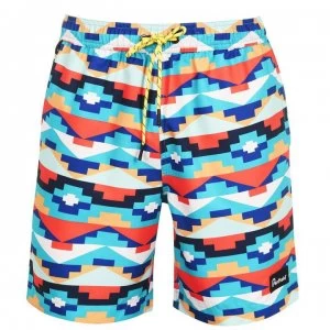 Penfield Seal Shorts - Teal Print