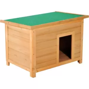 85cm Elevated Dog Kennel Wooden Pet House Outdoor Waterproof - Pawhut