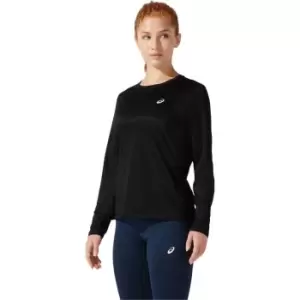 Asics Womens Core LS Running Top - Black