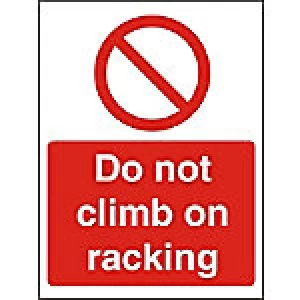 Prohibition Sign Do Not Climb Plastic 40 x 30 cm