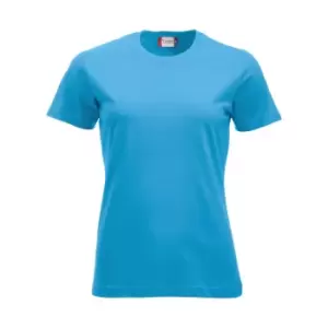 Clique Womens/Ladies New Classic T-Shirt (XL) (Turquoise)