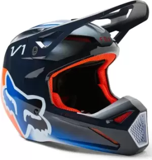 FOX V1 Toxsyk Motocross Helmet, blue, Size 2XL, blue, Size 2XL