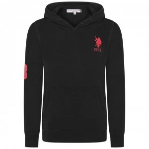 US Polo Assn Neck Sweat Top - Black