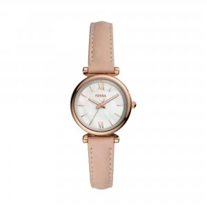 Fossil White And Nude 'Carlie Mini' Dress Watch - ES4699 - multicoloured