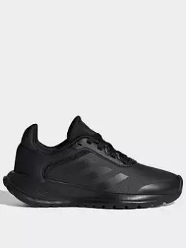 adidas Unisex Kids Tensaur Run 2.0 Trainers - Black, Triple Black, Size 10 Younger