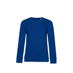 B&C Womens/Ladies Organic Sweatshirt (M) (Royal Blue)