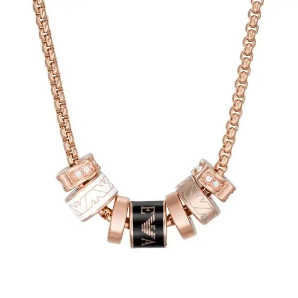 Emporio Armani Ladies Emporio Armani Station Necklace EGS2931221 - Pink One Size