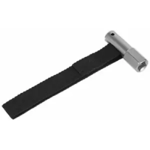 Sealey AK640 Oil Filter Strap Wrench 120mm Capacity 1/2"Sq Drive