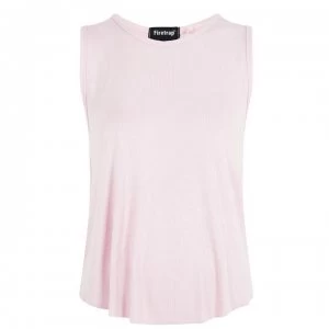 Firetrap Rib Tank Top Ladies - Blush