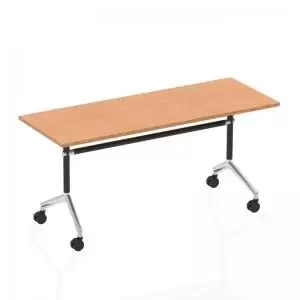 Impulse 1600 Flip Top Rectangular Table Oak