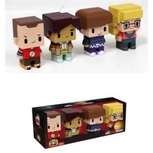 Pixel Figure Big Bang Theory Set of 4 Figures 7cm