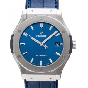 Classic Fusion Blue Titanium Automatic Blue Dial Mens Watch