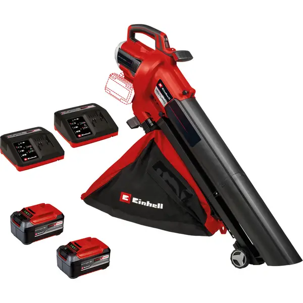 Einhell VENTURRO 36/240 36v Cordless Leaf Blower and Vacuum VENTURRO 36/240 Batteries: 2 x 5.2ah Li-ion