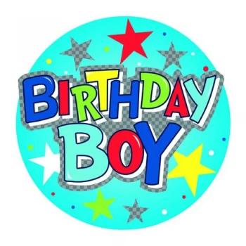 Birthday Boy Giant Badge Pack of 6 24780-BB