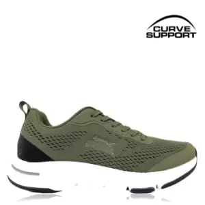 Slazenger Curve Support E-Mesh Trainers Mens - Green