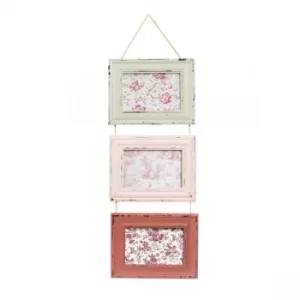 Sass & Belle Delilah Triple Photo Frame Pink