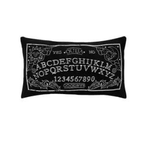 Grindstore Ouija Board Rectangular Cushion (One Size) (Black)