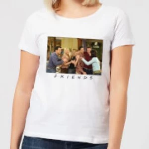 Friends Cast Shot Womens T-Shirt - White - 4XL