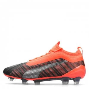 Puma One 5.1 FG Football Boots - Black/NrgyRed