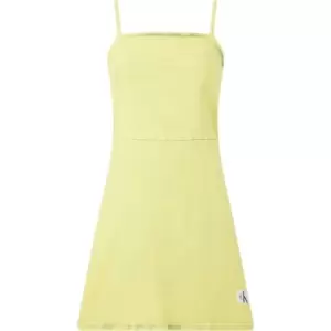 Calvin Klein Jeans BODYCON DRESS - Yellow