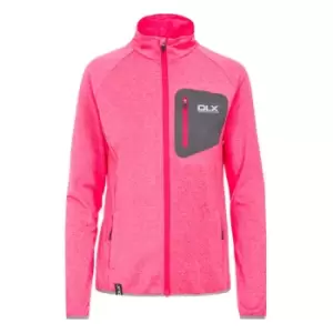 Trespass Womens/Ladies Darby Long Sleeve Full Zip Active Top (XS) (Raspberry Marl)