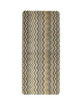 Zig Zag Stain Resistant Runner 67X300Cm