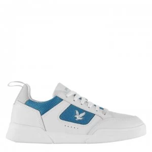 Lyle and Scott Gilzean Mesh Trainers - White/Blue 883