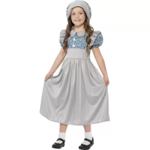 Victorian School Girl Costume Small 4-6 Years