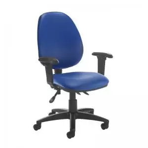 Jota high back asynchro operators chair with adjustable arms - Ocean