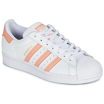 adidas SUPERSTAR womens Shoes Trainers in White