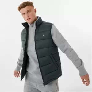 Jack Wills Kershaw Lightweight Puffer Gilet - Green