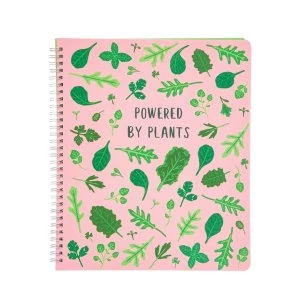 Sass & Belle Powered by Plants A4 Lined Notebook